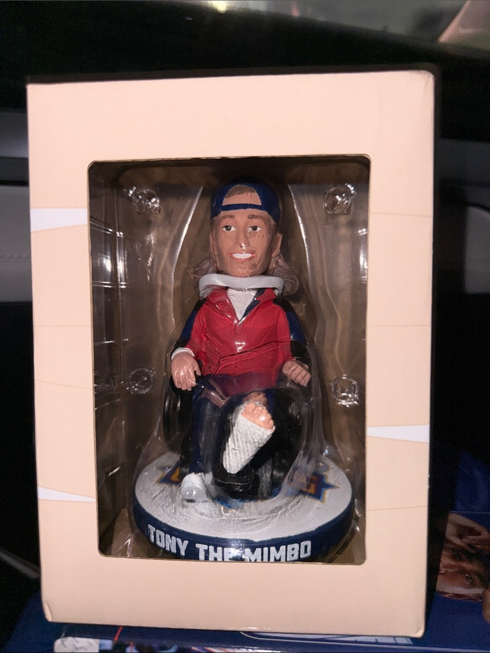 Brooklyn cyclones bobble head- Seinfeld night- Tony the mimbo